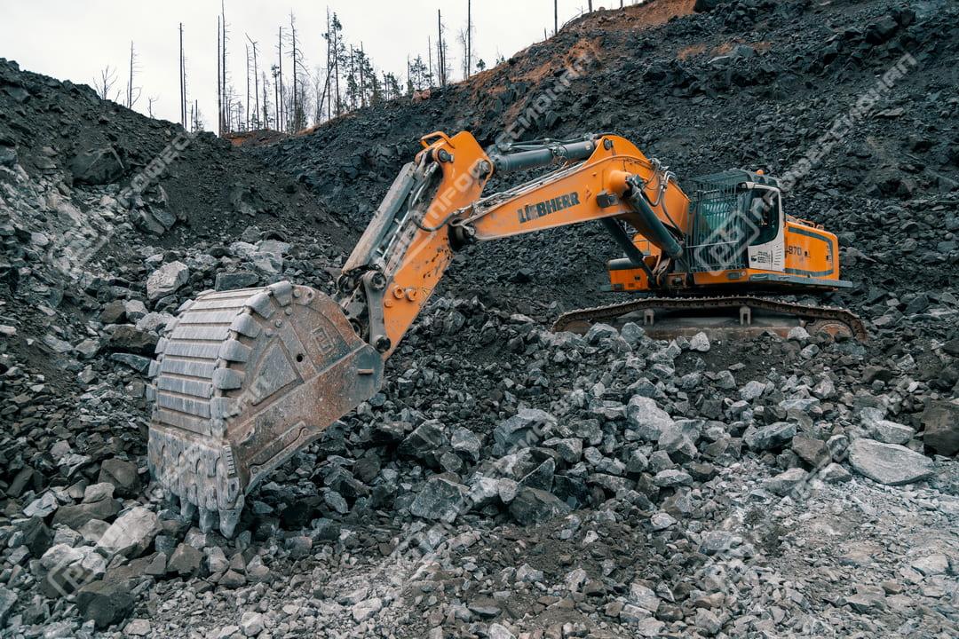 Ковш скальный сверхусиленный для экскаватора Liebherr 970 объемом 4,6 куб.м